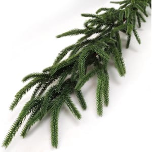 6 ft. Green Artificial Norfolk Garland Indoor/Outdoor Christmas Accent Decor, Floral Home by Artificial Flowers