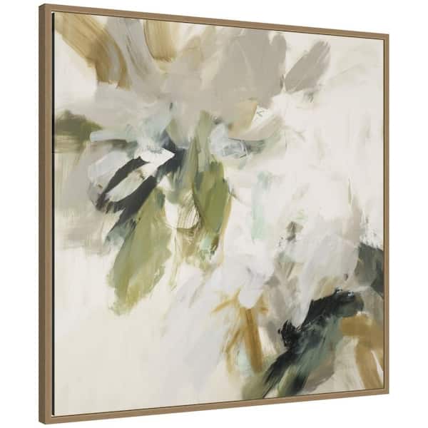 Sylvie Organic Study by Amy Lighthall Abstract Framed Art Print 30 in. x 30 in.