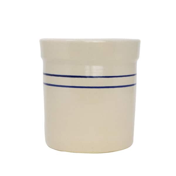 Roots & Harvest Homestead Stoneware Crock with Lid - 1/2 Gallon