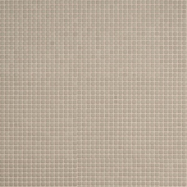 Nova Beige 11.96 in. x 11.96 in. Mini Square Frosted Glass Mosaic Floor and Wall Tile (0.96 sq. ft./ Each)