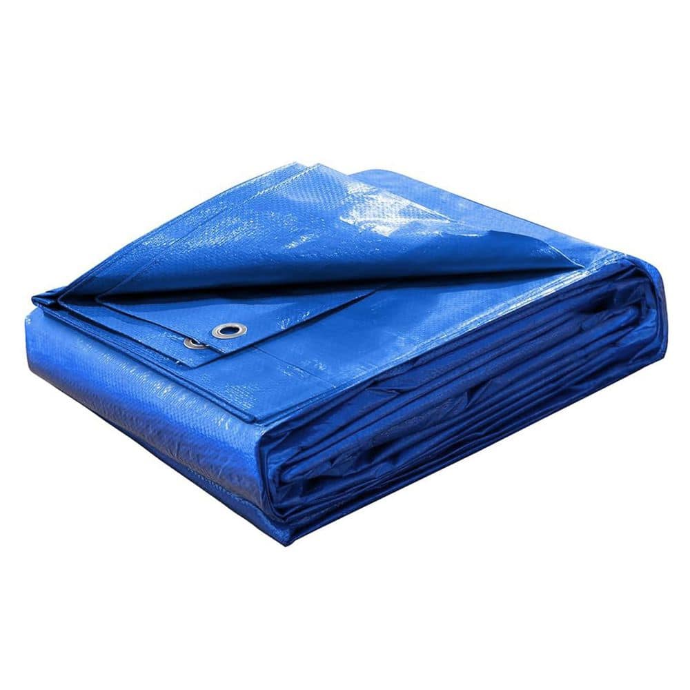 5ft. x 7ft. Tarp Cover 5 Mil Waterproof Poly Tarps General Multiple Purpose Protective Cover for Patio, Pool (Blue, 1Pc) price history on PriceWatchPro