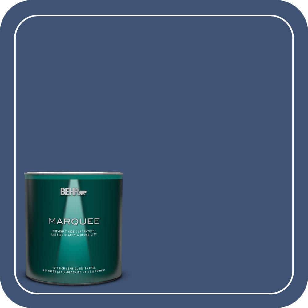 1 qt. #600D-7 Daring Indigo Semi-Gloss Enamel Interior Paint & Primer price history on PriceWatchPro