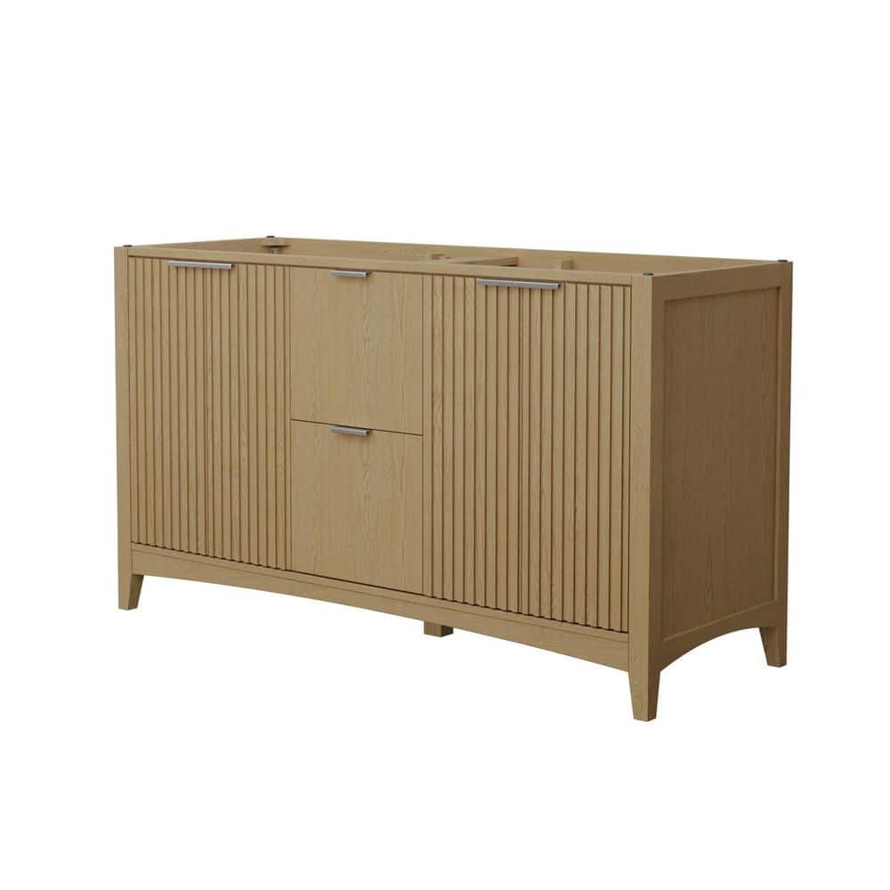 Palmilla 59.25 in. Bath Vanity Cabinet without Top in Natural Oak Assembled price history on PriceWatchPro