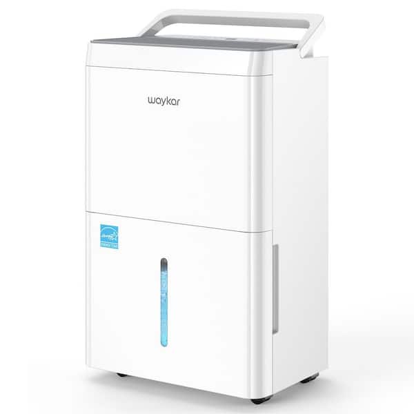 waykar 120 pt. 6,000 sq. ft. Energy Star Dehumidifier with Bucket for Bedroom, Basement and Damp Rooms in White