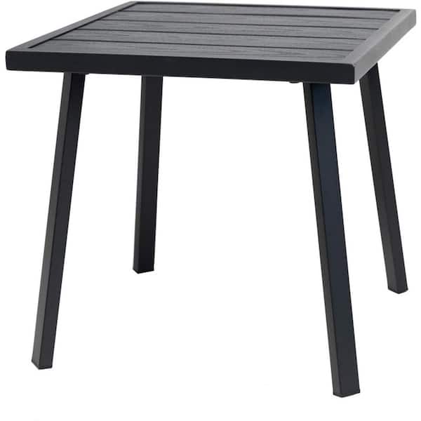 Unbranded Small Metal Outdoor Coffee Side Table for Outside Patio