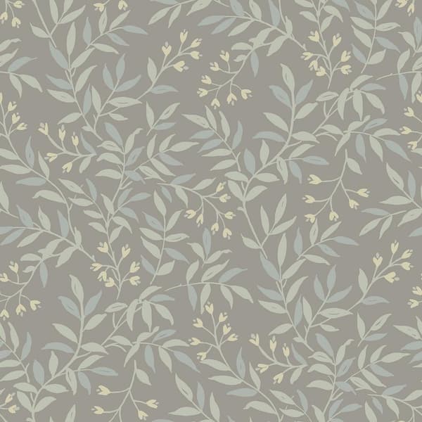 Chesapeake Senna Silver Pre-Pasted Non-Woven Wallpaper