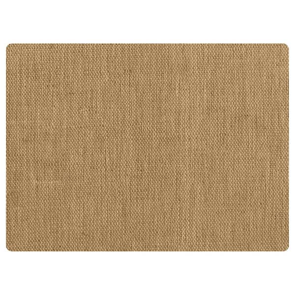 Bungalow Flooring Barbury Weave 3 ft. x 4 ft. Desk Chair Mat - Khaki