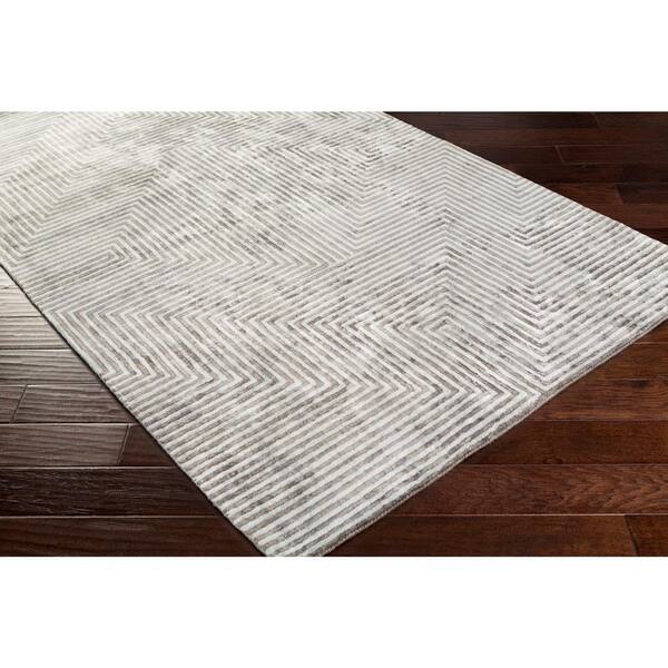 Light Gray & White Cotton Door mat Rug Indoor Outdoor - 2x3' Zig Zag E –  MystiqueDecors By AK