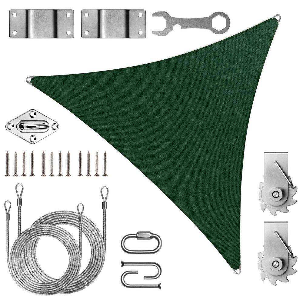 Pro Ring 30 ft. x 30 ft. x 30 ft. Triangle Sun Shade Sail with Hardware TAWAL-Green price history on PriceWatchPro