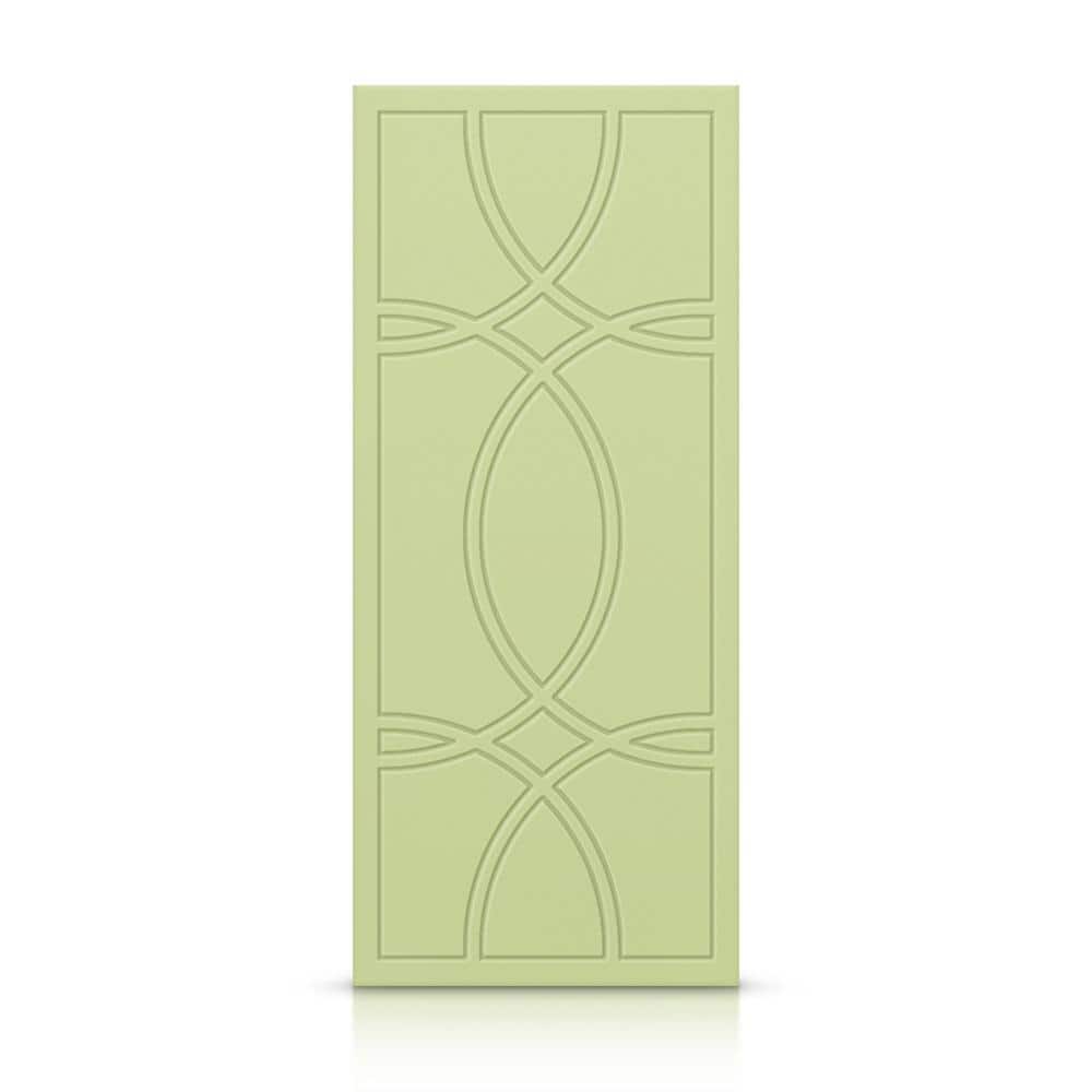 36 in. x 84 in. Hollow Core Sage Green Painted Composite MDF Interior Door Slab price history on PriceWatchPro