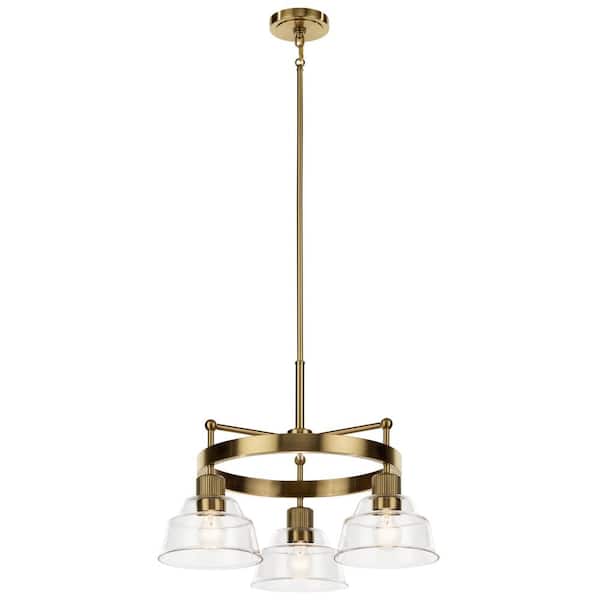 Kichler Eastmont 5-Light Brushed Gold Vintage Chandelier