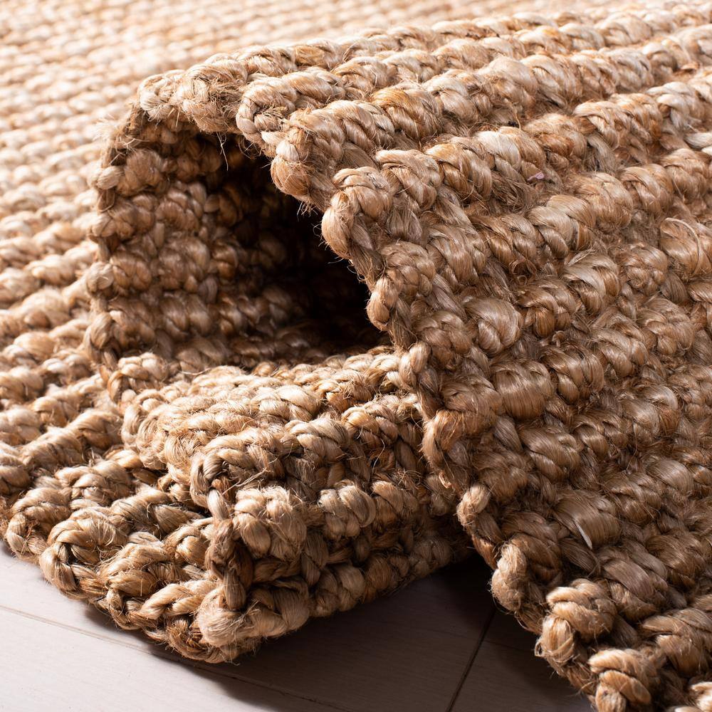 Natural Handwoven Jute Runner Rug 2'3" x 10'