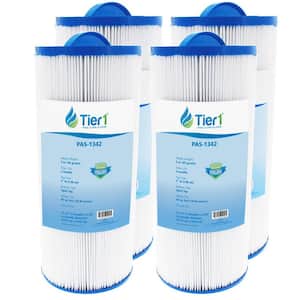15-1/2 in. x 6-5/8 in., 240 sq. ft. Pool & Spa Filter Cartridge for Jacuzzi J300 6541-383, J300 Series Hot Tubs (4-Pack)