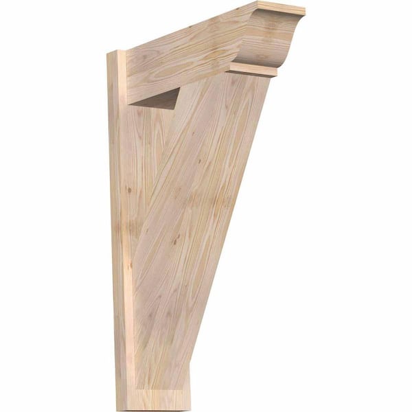 Ekena Millwork 8 in. x 36 in. x 24 in. Douglas Fir Traditional Smooth Outlooker