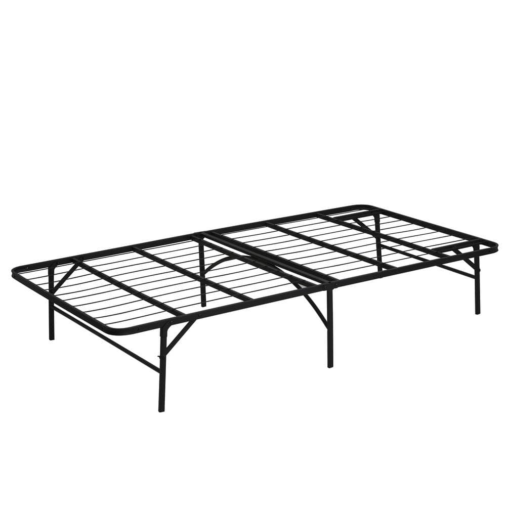 furinno angeland mattress foundation platform metal bed frame