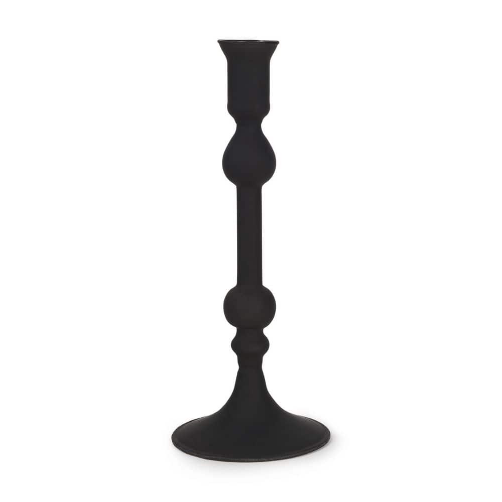 10 in. Black Glass Tabletop Taper Candlestick price history on PriceWatchPro