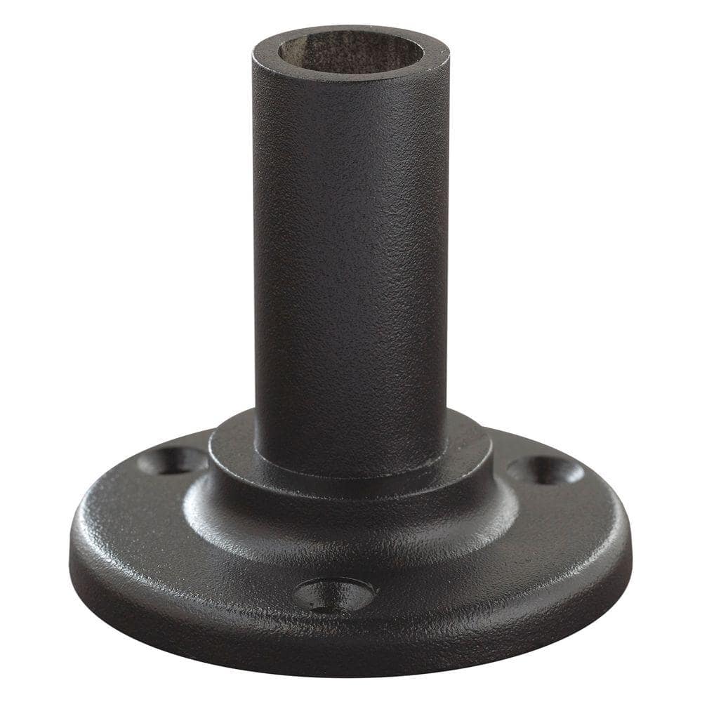 Black Aluminum Straight ADA Hand Rail Wall Mount
