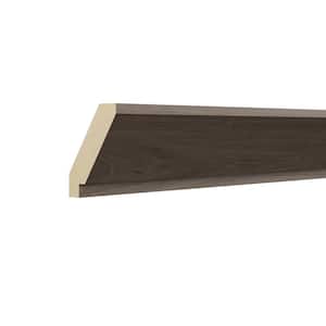 Designer Series 3x96x0.625 in. Transitional Crown Molding in Driftwood