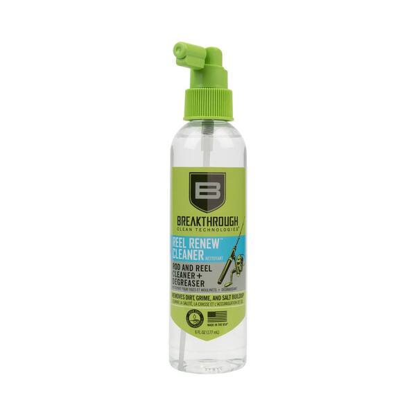 B BREAKTHROUGH CLEAN TECHNOLOGIES Reel Renew Rod and Reel Cleaner, 6 oz. Pump Spray Bottle