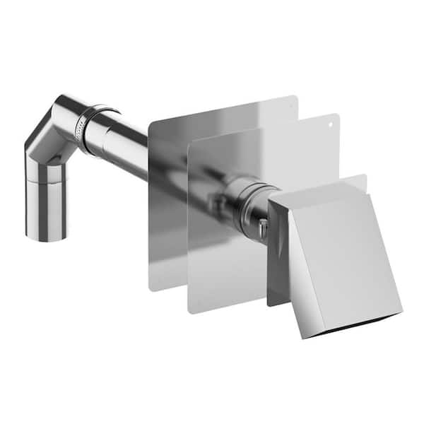 3 in. Stainless Steel Horizontal Termination Vent Kit for Indoor Gas Tankless Water Heater