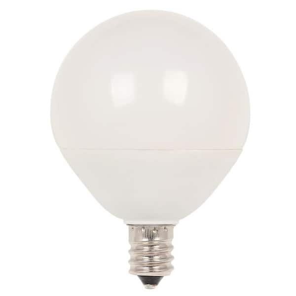 Westinghouse 60-Watt Equivalent G16-1/2 Dimmable LED Light Bulb Soft White Light