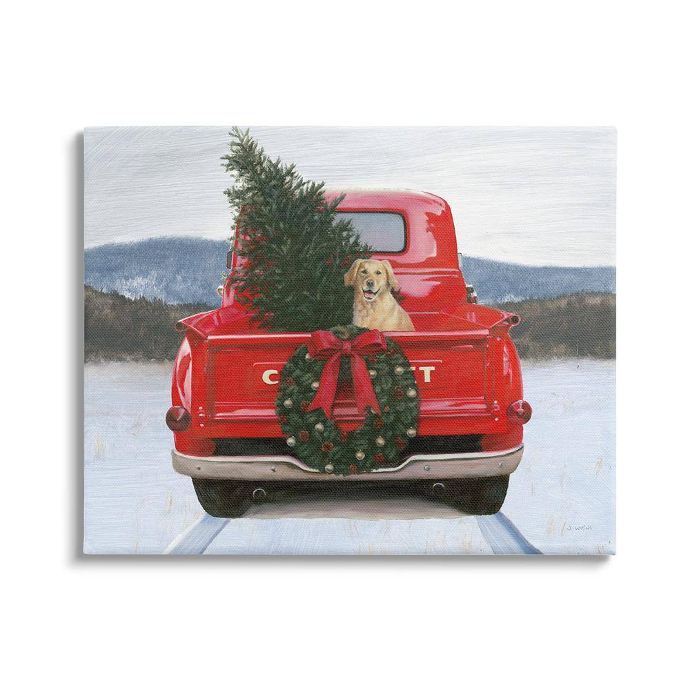 Holiday Tree in Truck byJames Wiens 1 Piece Unframed Graphic Print Travel Poster Art Print 30 in. x 24 in. price history on PriceWatchPro