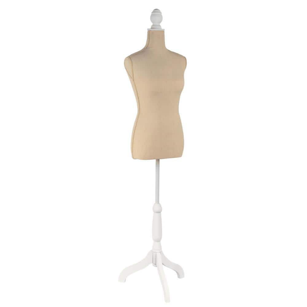 linen dress form mannequin Adjustable Female Linen Dress Form Mannequin With Movable Arms 55-80 in 747495422923| eBay