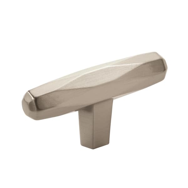 Amerock St. Vincent 2-1/2 in. (64mm) Modern Satin Nickel Bar Cabinet Knob