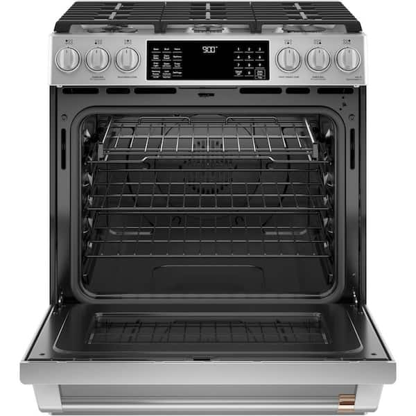 https://images.thdstatic.com/productImages/5c1b8560-b697-492c-97ab-96bc3f263e9c/svn/stainless-steel-cafe-single-oven-dual-fuel-ranges-c2s900p2ms1-77_600.jpg