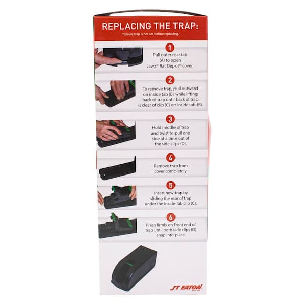 JT Eaton Jawz Rat Depot Covered Rat and Chipmunk Traps 408 - The