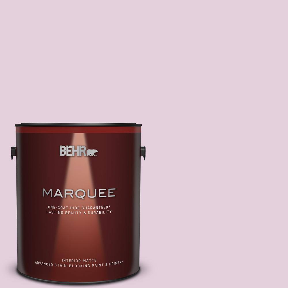 BEHR MARQUEE 1 gal. 680C3 Rose Glow Matte Interior Paint & Primer
