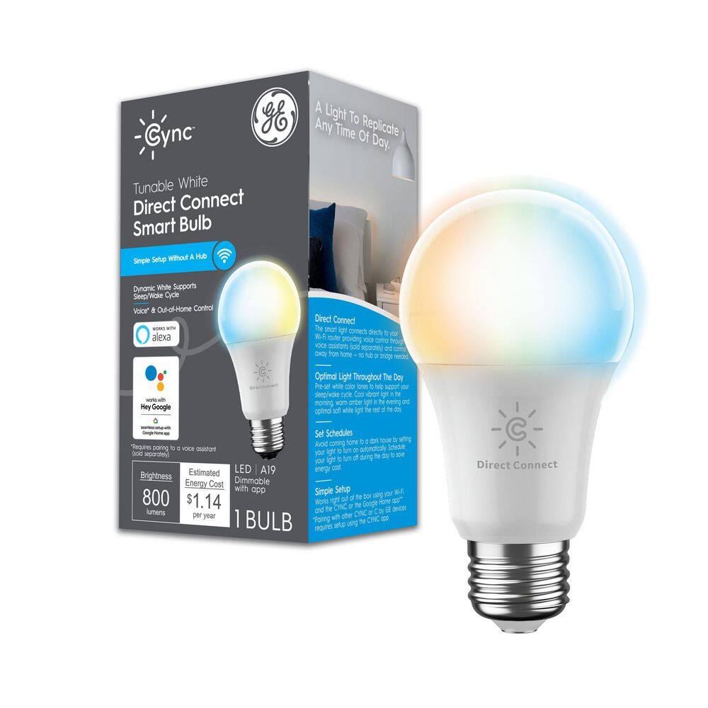 60-Watt EQ A19 Tunable White Dimmable Smart LED Light Bulb price history on PriceWatchPro