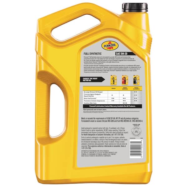 Synthetic Racing Motor Oil (5-20) [5-gal./18.93-Liter. Pail] 10944