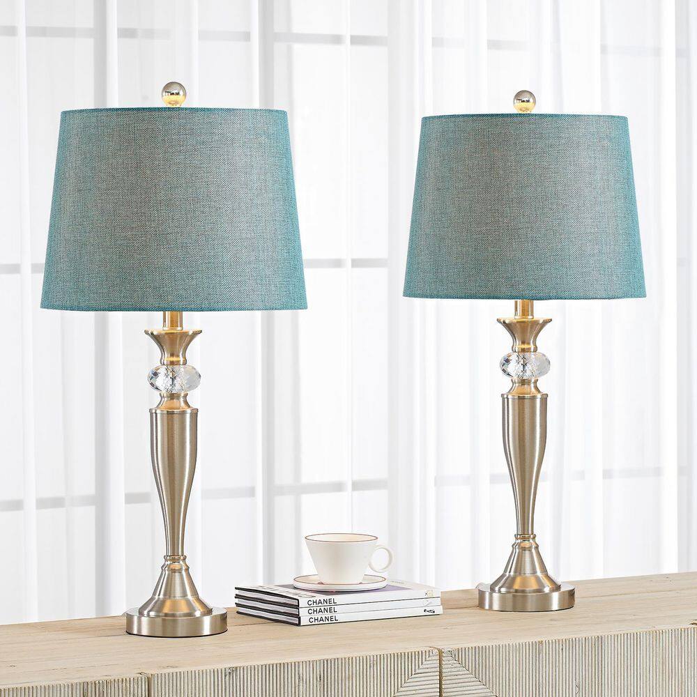 maxax-cincinati-27-h-nickel-table-lamp-with-blue-shade-set-of-2