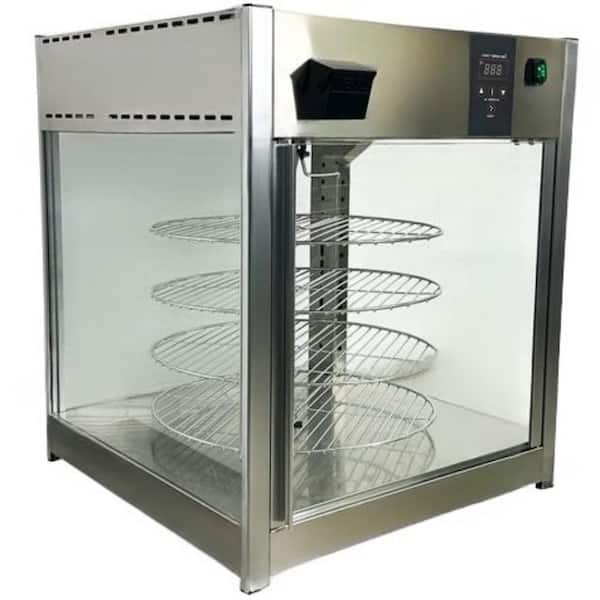 Elite Kitchen Supply 24 in. W 167 qt. Commercial NSF Countertop Pizza Food Warmer ER16R in Stainless Steel Buffet Server with 4 Shelves