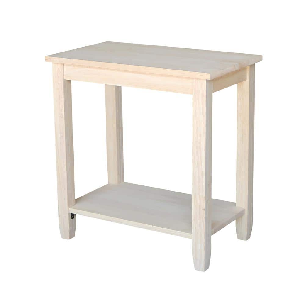 Classic Solid Wood Solano Accent Table in Natural Finish
