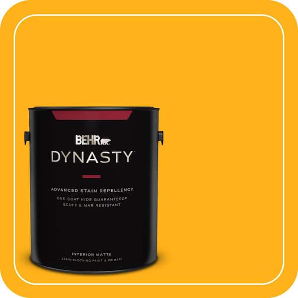 BEHR DYNASTY 1 gal. #S-G-340 Sun Ray Matte Interior Stain-Blocking Paint & Primer