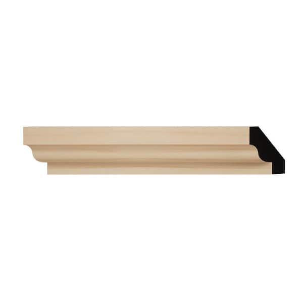 Ekena Millwork WM60 1.06 in. D x 1.41 in. W x 6 in. L Wood (Alder) Crown Moulding Sample