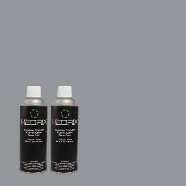 Hedrix 11 oz. Match of PPU14-6 Coastal Vista Low Lustre Custom Spray Paint (8-Pack)