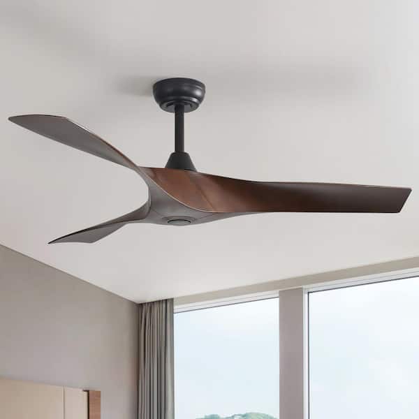 Jushua 52 in. Outdoor Ceiling Fan No Light with Remote