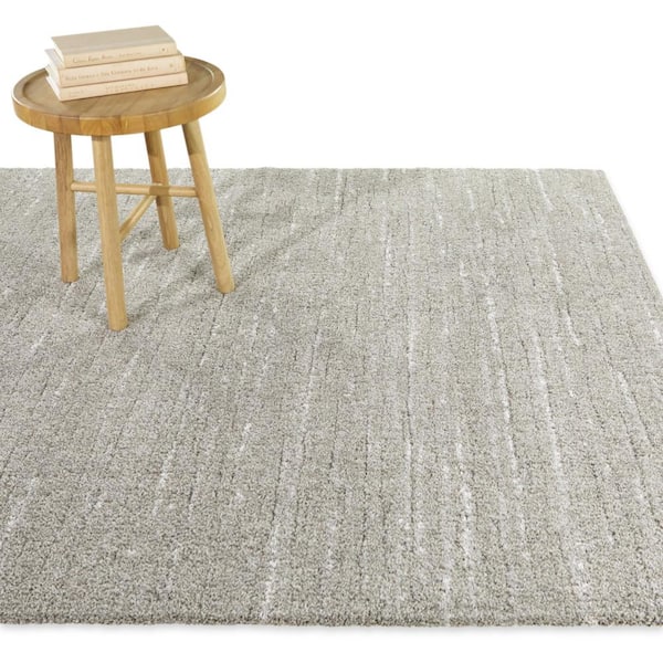 Glynn Grey 8 ft. x 10 ft. Abstract Area Rug