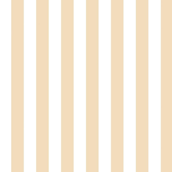 Norwall 1.25 in. Regency Stripe-Beige & Cream Vinyl Roll Wallpaper (Covers 56 sq. ft.)