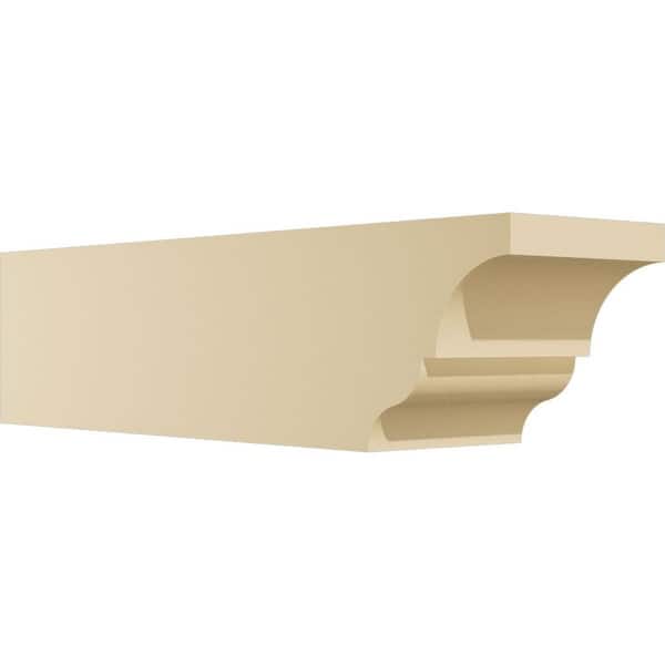 Ekena Millwork Standard Asheboro 6 in. W x 6 in. H x 24 in. D Polyurethane Rafter Tail Outlooker