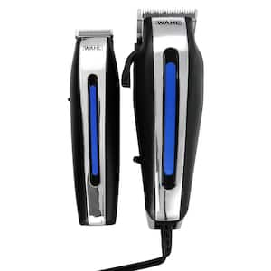 Home Products Deluxe All-In-One Hair Clipper and Trimmer Haircutting Kit in Blue