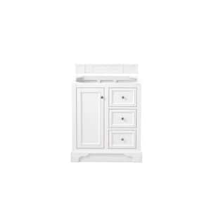 DeSoto 30 in. W x 35 in. H Single Bath Vanity Cabinet Only in Bright White