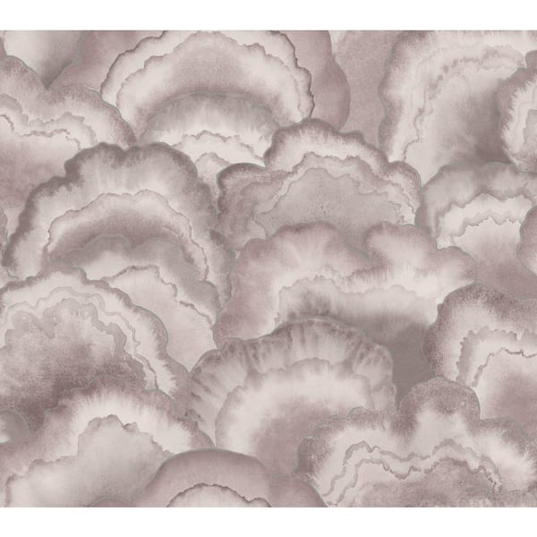 Candice Olson Abalone Lavender Fans Wallpaper