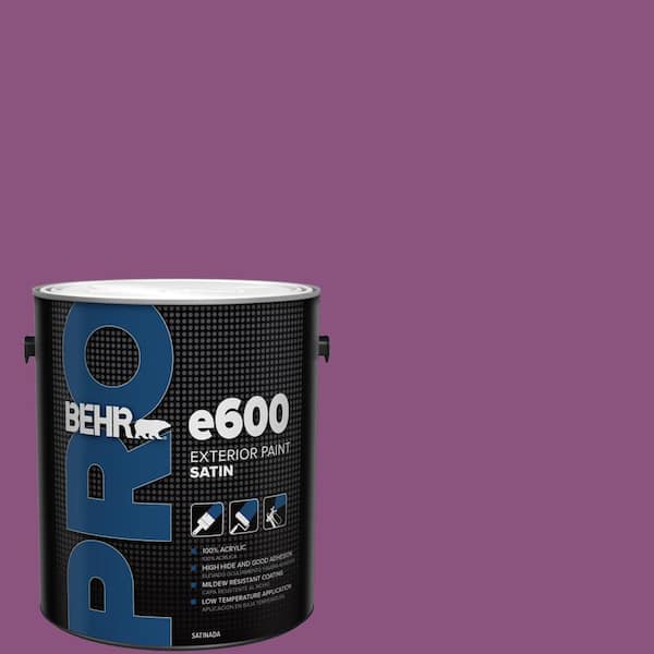 BEHR PRO 1 gal. #HDC-MD-07 Dynamic Magenta Satin Exterior Paint