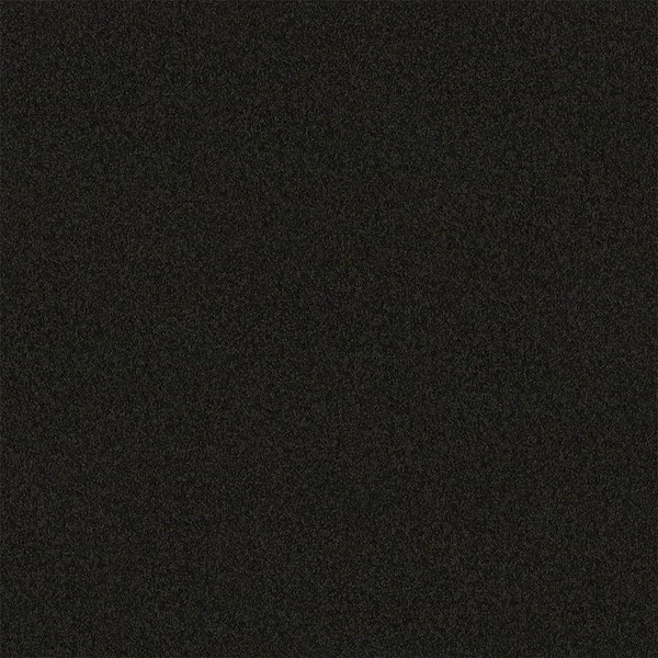 Watercolors I - Pepper - Gray 15 ft. 28.8 oz. Polyester Texture Carpet - Installation Required