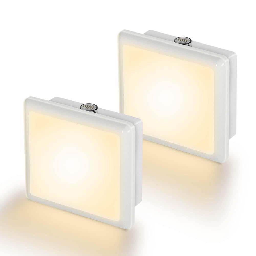 LED Plug-in Night Light with Dusk-to-Dawn Sensor, 3000K Soft White Auto On/Off for Bedroom, Bathroom, Hallway (12-Pack) price history on PriceWatchPro