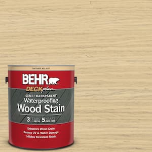 1 gal. #ST-133 Yellow Cream Semi-Transparent Waterproofing Exterior Wood Stain
